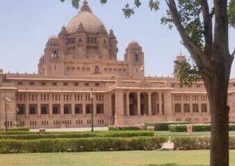 Luxury heritage view of Umaid Bhawan Palace in Jodhpur Rajasthan - Rajasthan India Tour