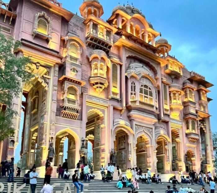Patrika Gate Jaipur during Golden Triangle Tour with Amritsar Rajasthan India