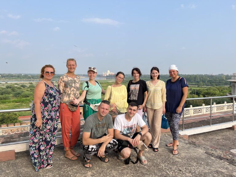 View of Taj Mahal from Agra fort - Golden Triangle tour packages
