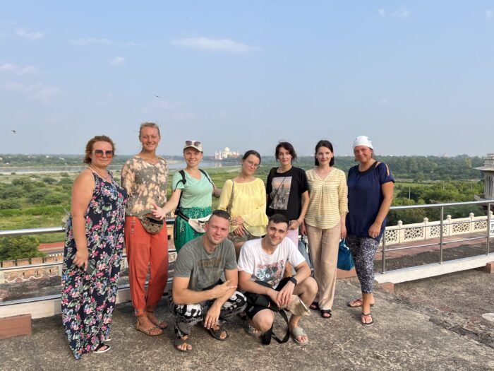 View of Taj Mahal from Agra fort - Golden Triangle tour packages